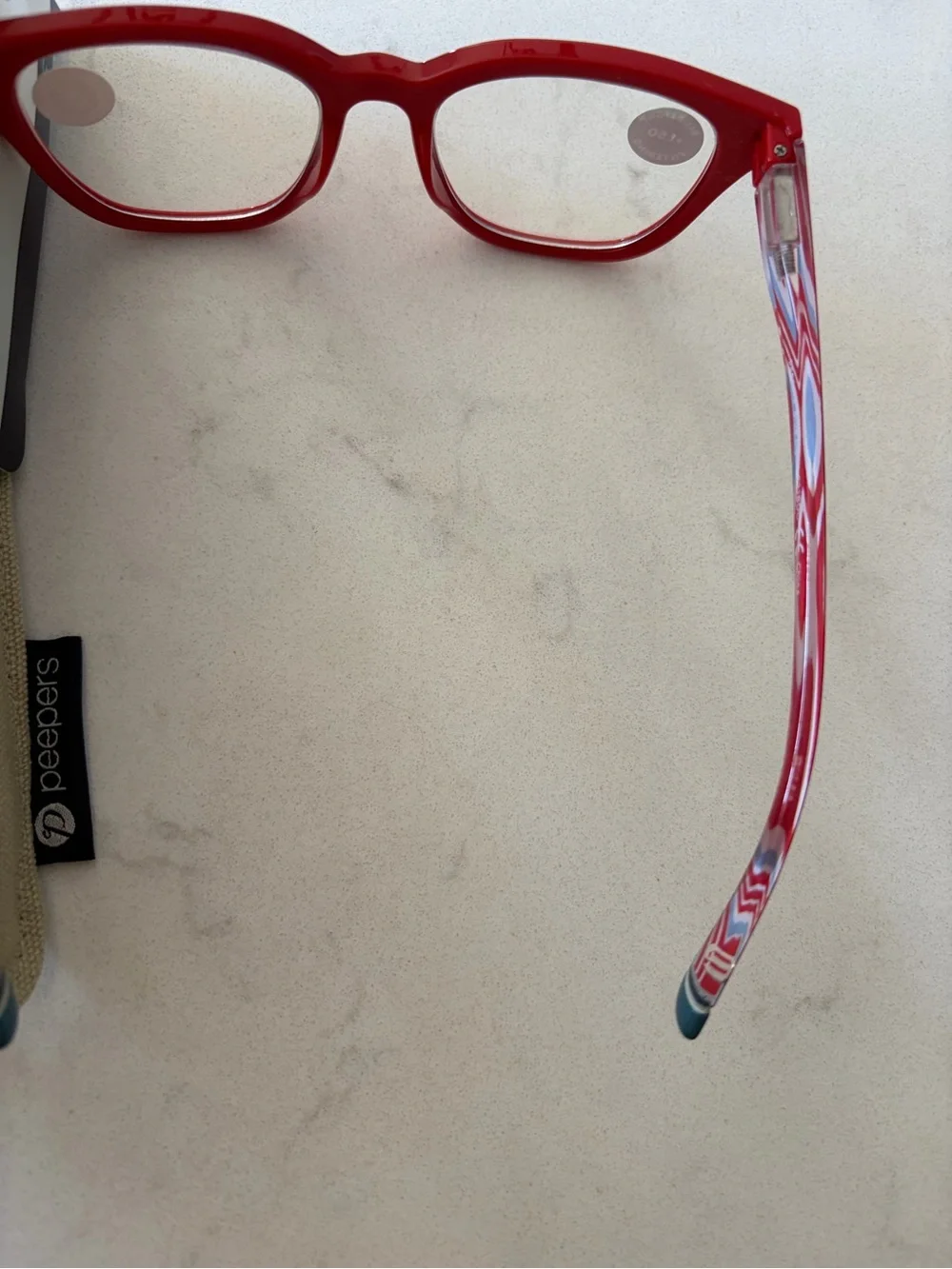 Blue Light Blocking Glasses - Red Frame Readers/magnifiers power +1.50